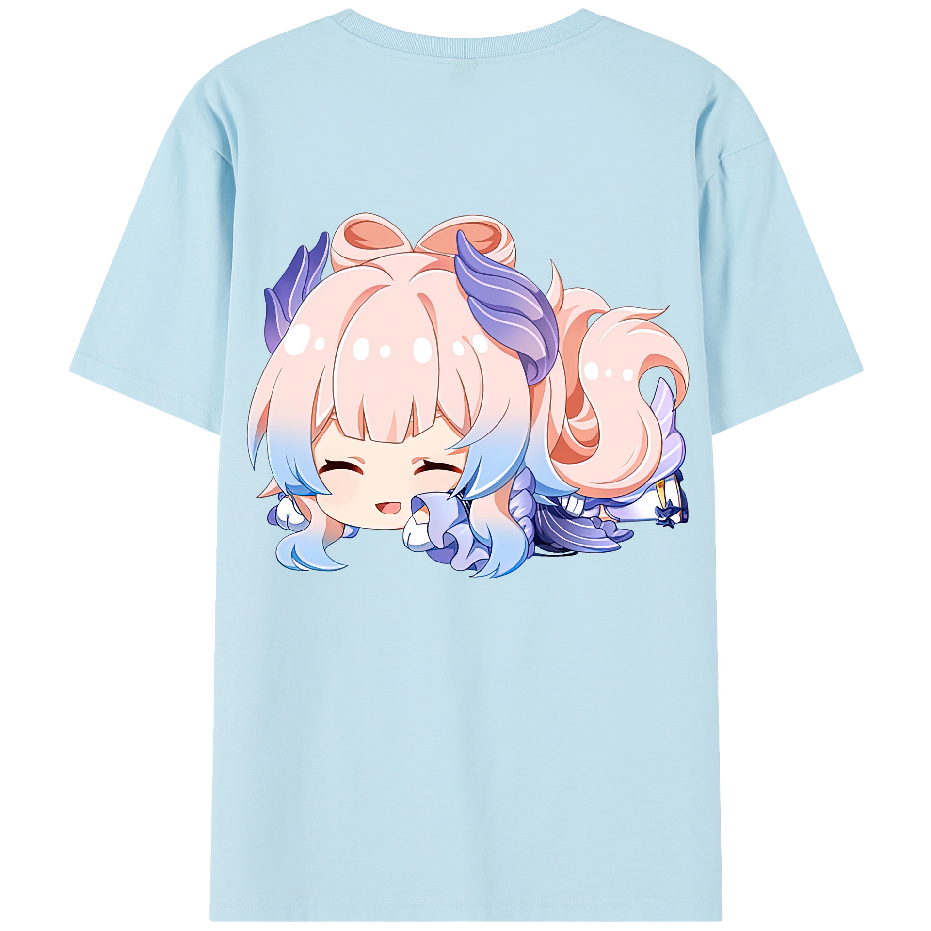 げんし神 珊瑚宮心海 サンゴノミヤ・ココミ genshin Sangonomiya Kokomi 綿100％半袖Tシャツ（背面プリント）